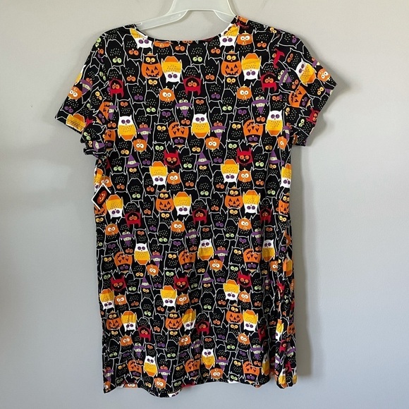 Halloween owl sleepwear night gown dress tunic new with tags XL 14-18 mumu - Picture 8 of 12